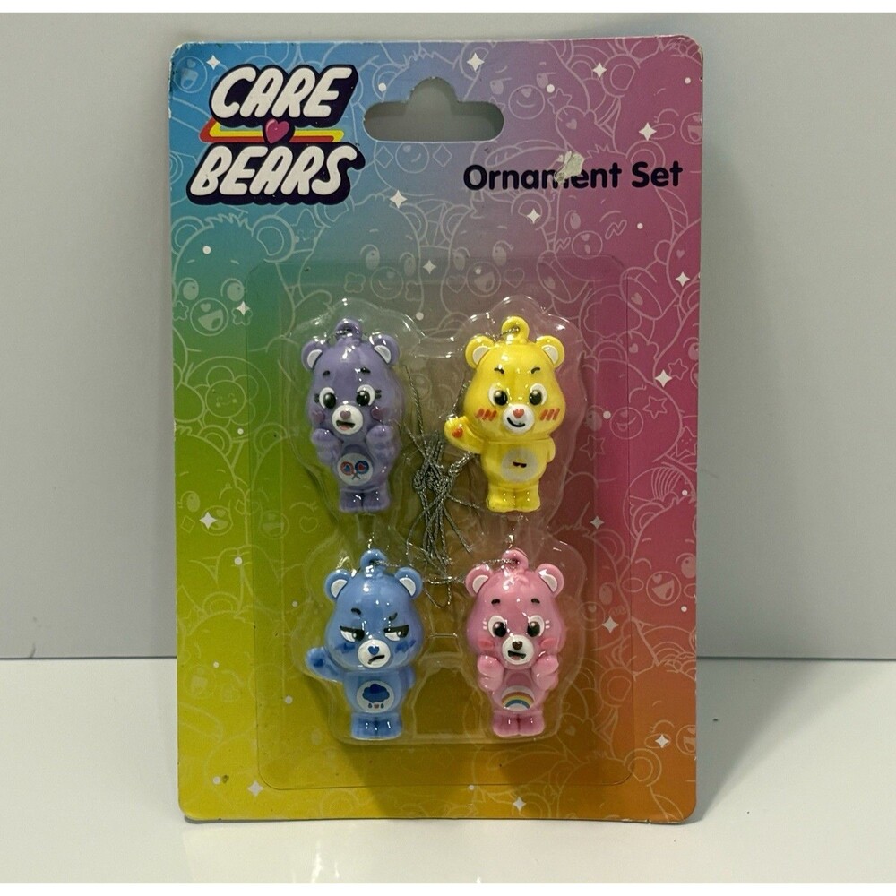 Care Bears Christmas 2025 Ornament Set of 4 Multicolor Care Bears